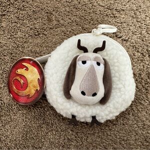 NWT Epic Universe HTTYD Sheep Fuzzy Coin Purse